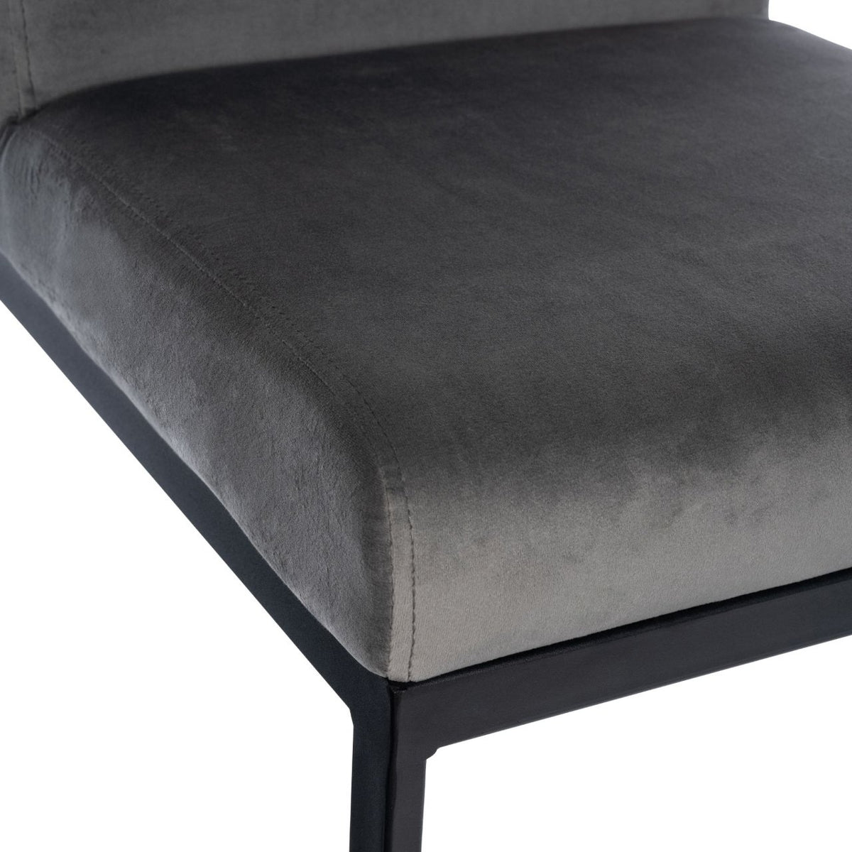 2er Set Barhocker Hopewell Samt B grau
