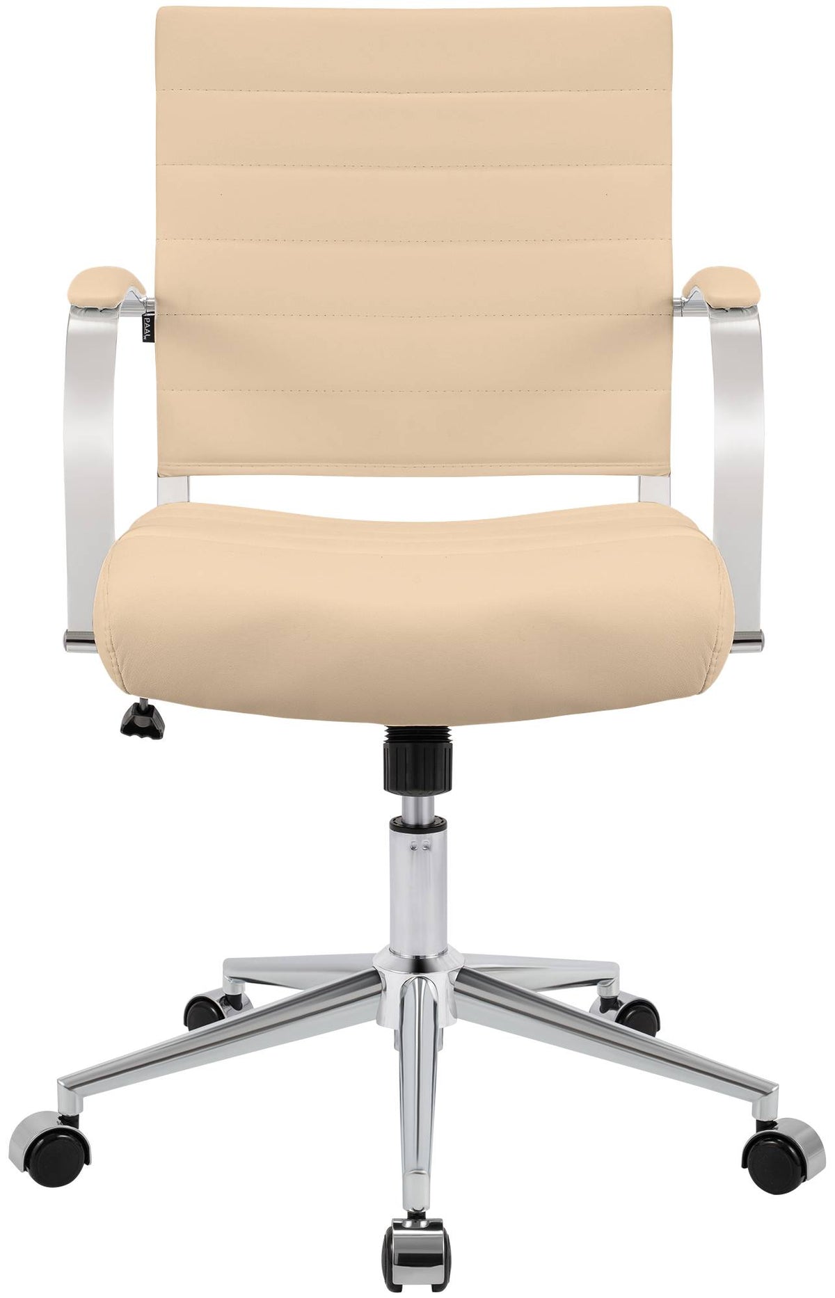 Bureaustoel Oakland Echt leer,creme creme