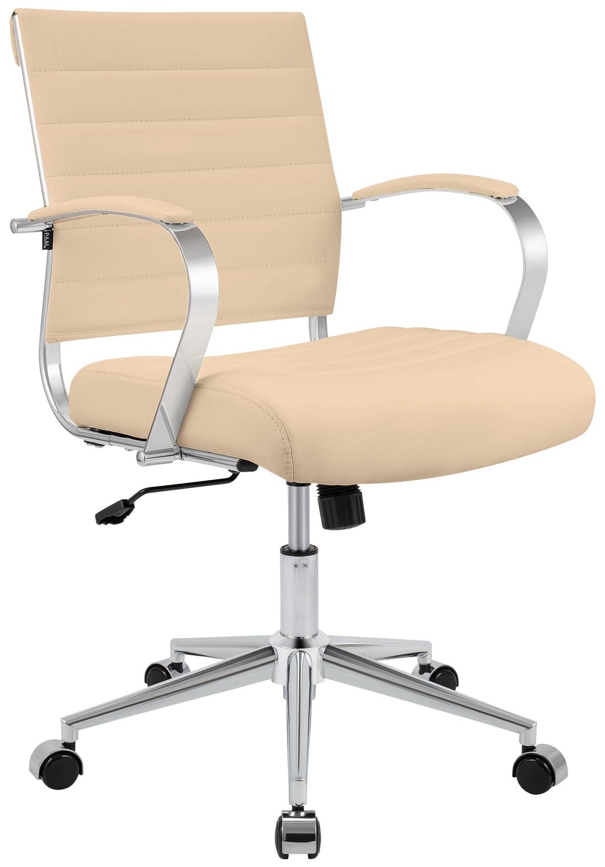 Bureaustoel Oakland Echt leer,creme creme