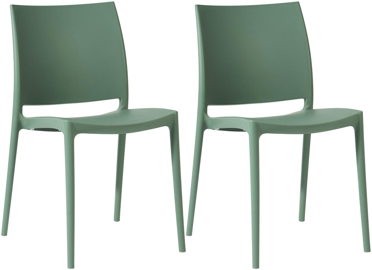 Set van 2 Tuinstoelen Meton olijf oliv