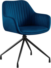 Eetkamerstoel Welby donkerblauw,Fluweel dunkelblau