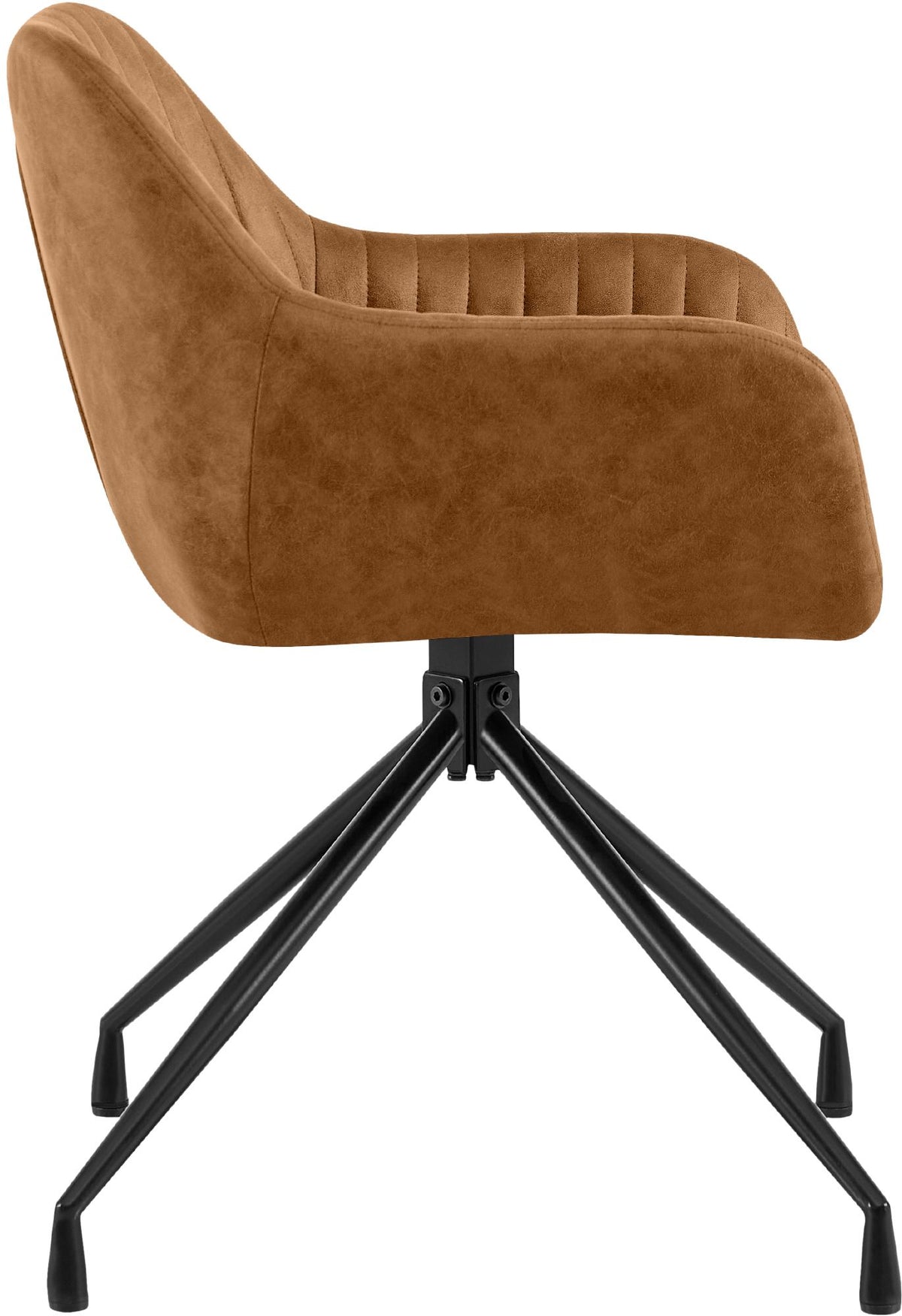 Eetkamerstoel Welby licht bruin,Vintage kunstleer hellbraun