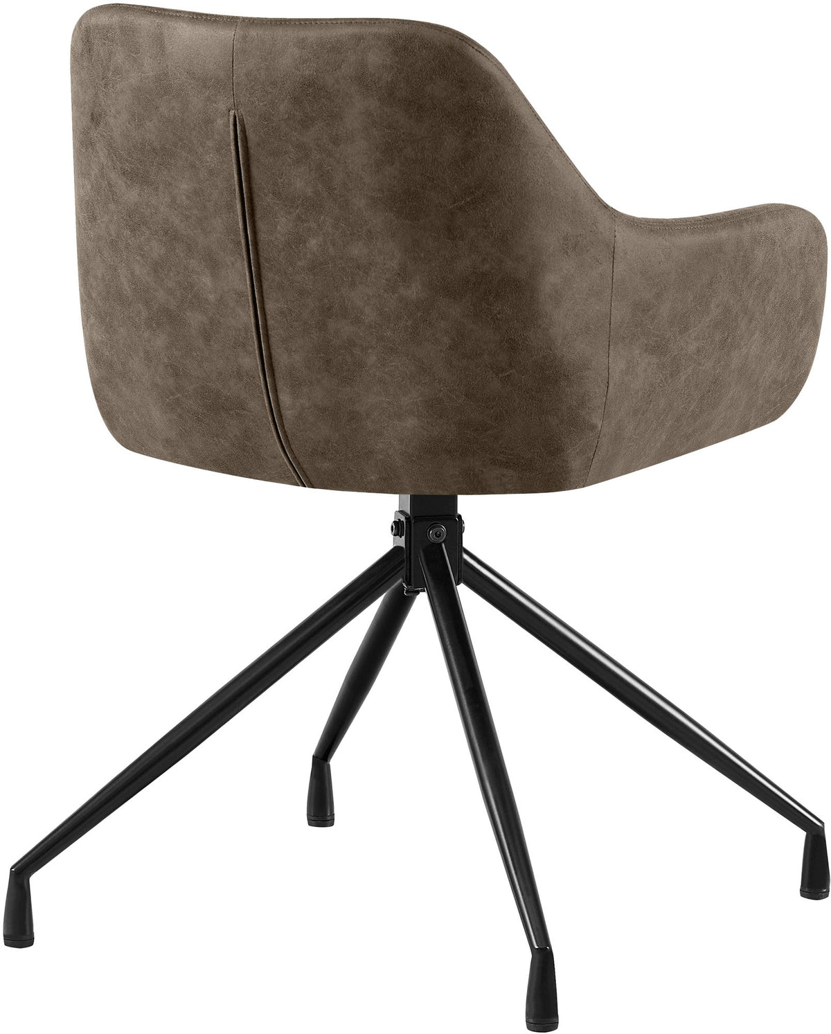 Set van 2 eetkamerstoelen Welby grijs,Vintage kunstleer grau