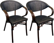 2er Set Bistrostuhl Sorva coffee