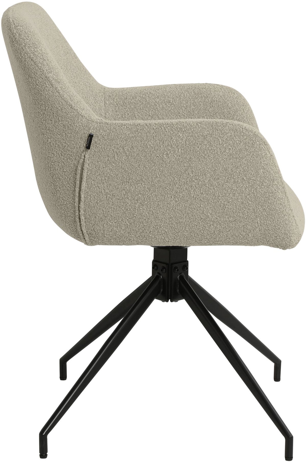 Esszimmerstuhl Merlinda Stoff Teddy taupe