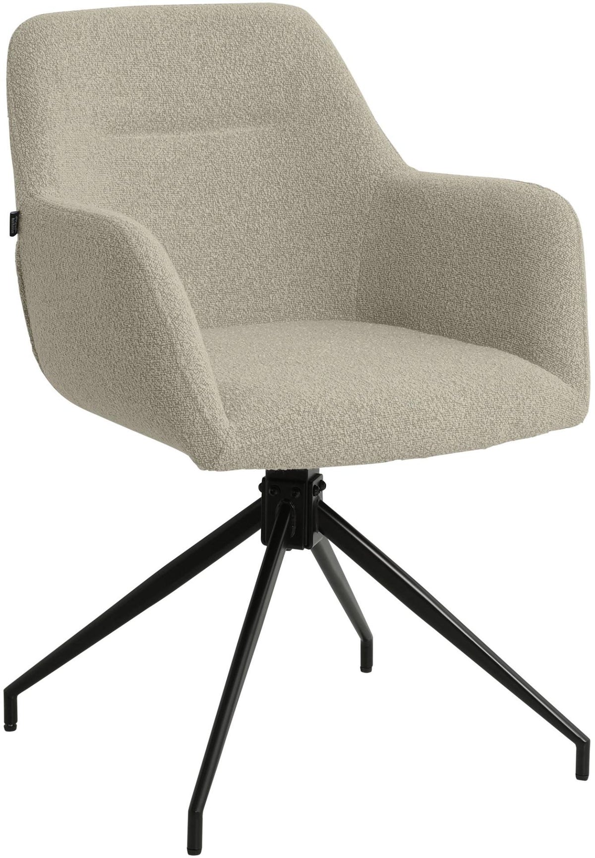 Esszimmerstuhl Merlinda Stoff Teddy taupe