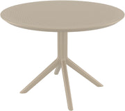 Tafel Sky 105 cm taupe taupe