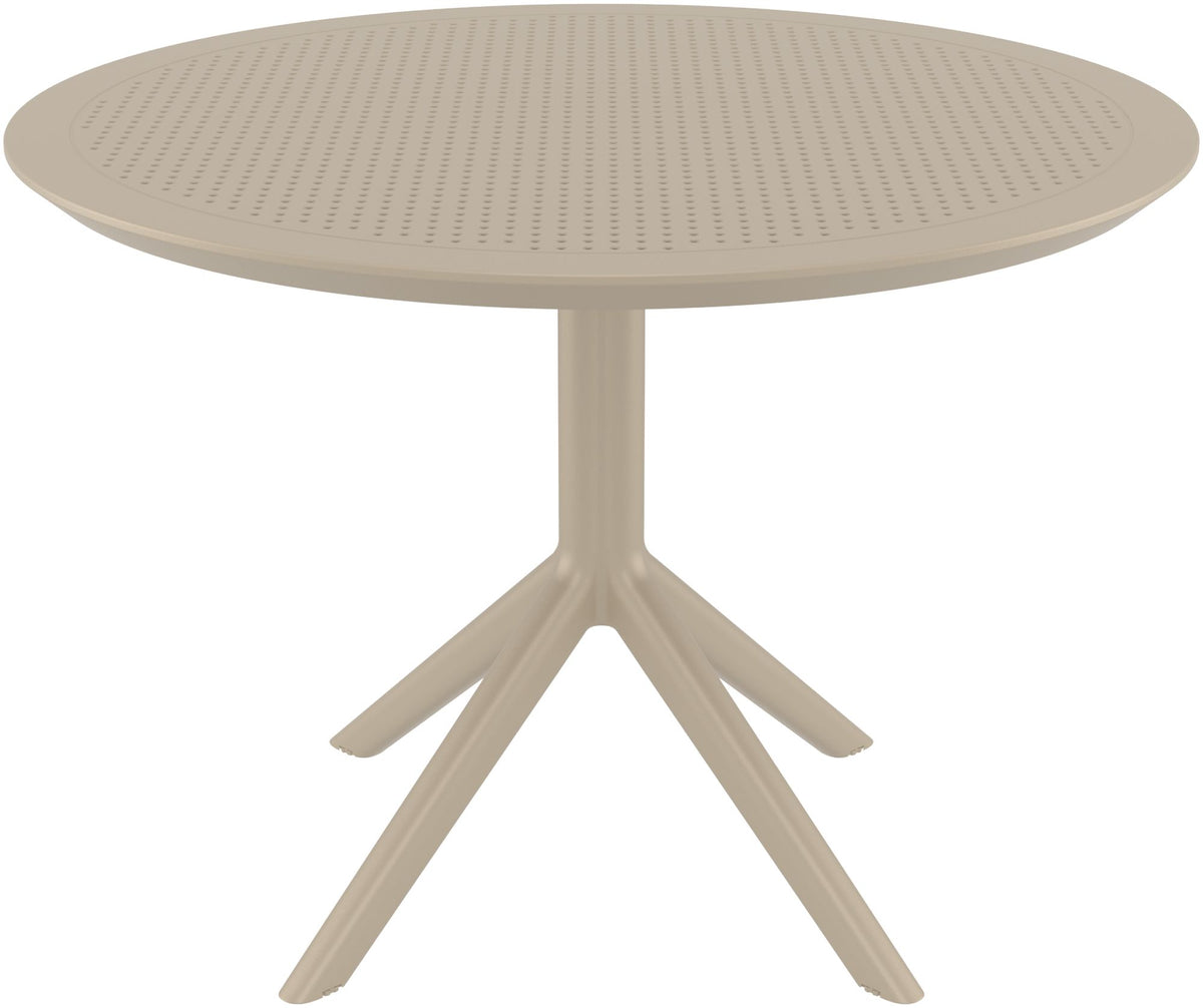 Tafel Sky 105 cm taupe taupe