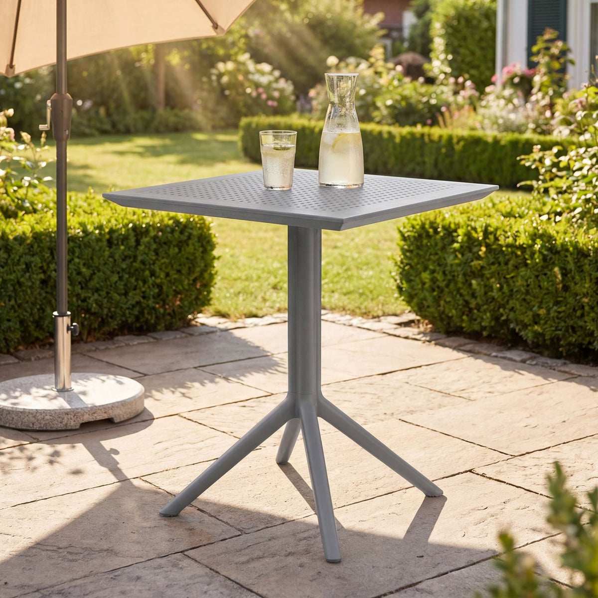 Klaptafel Sky donkergrijs,vierkant dunkelgrau