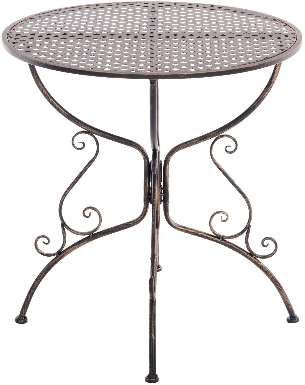 IJzeren tafel Amanda bronzen bronze