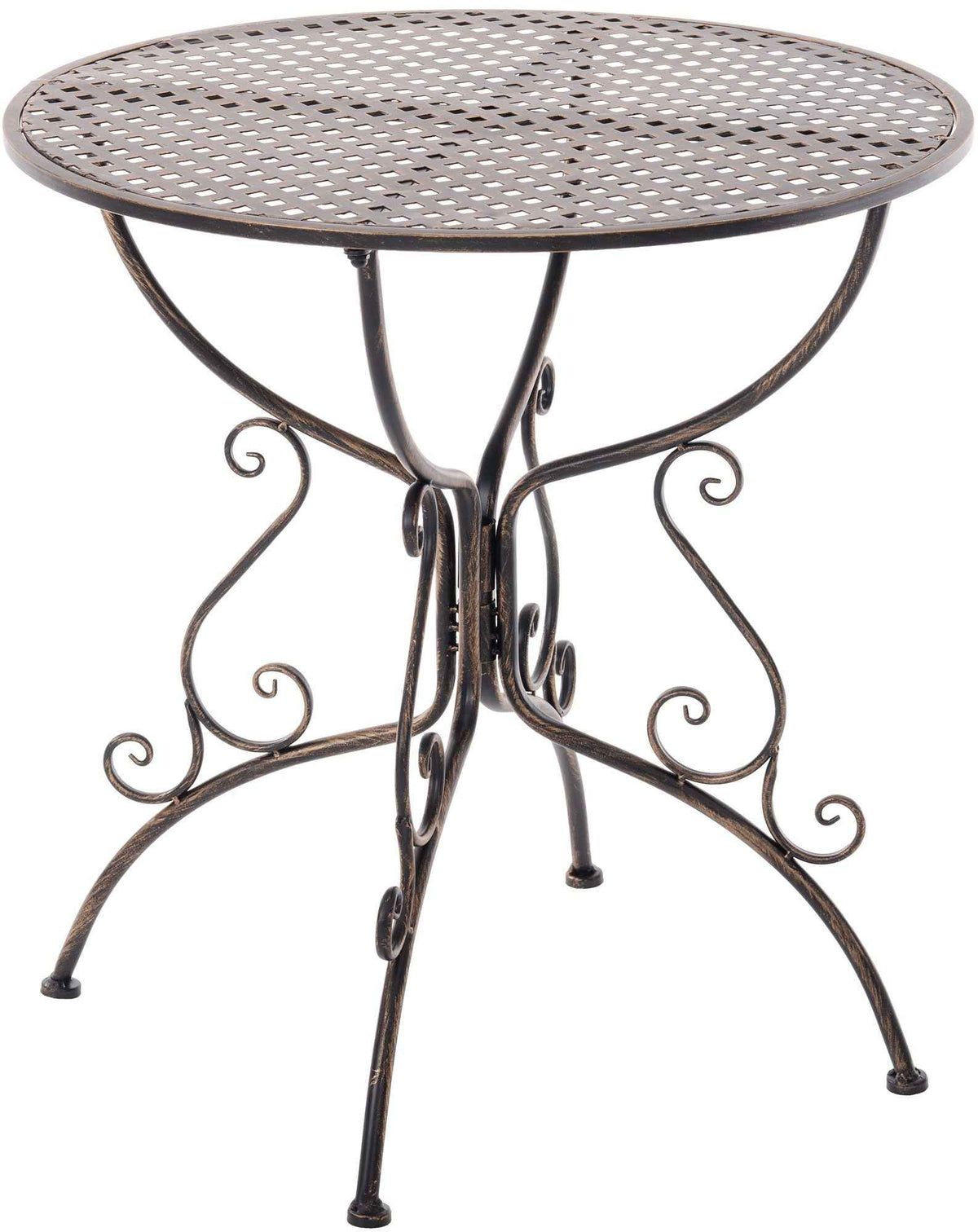 IJzeren tafel Amanda bronzen bronze