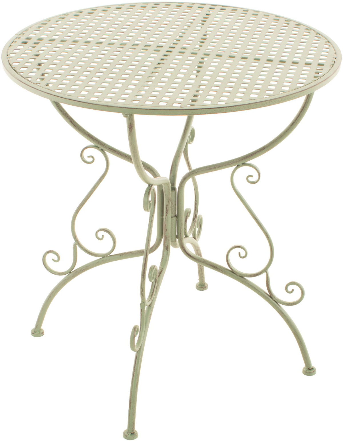 IJzeren tafel Amanda antiek/groen antik-grün