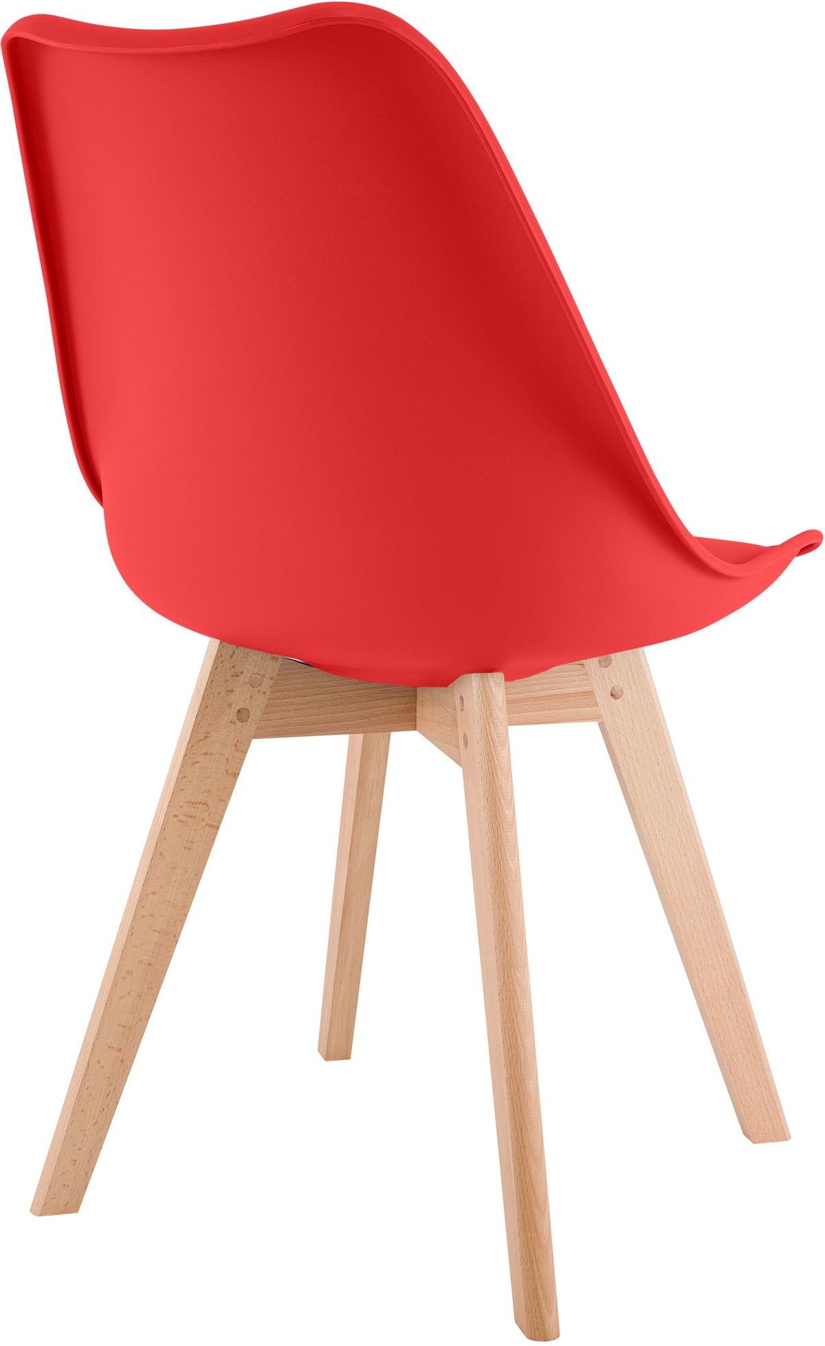 4er Set Stuhl Linares rot