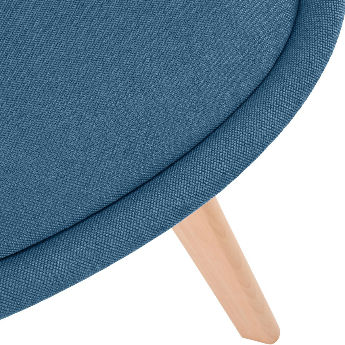 Eetkamerstoel Linares blauw,Stof blau