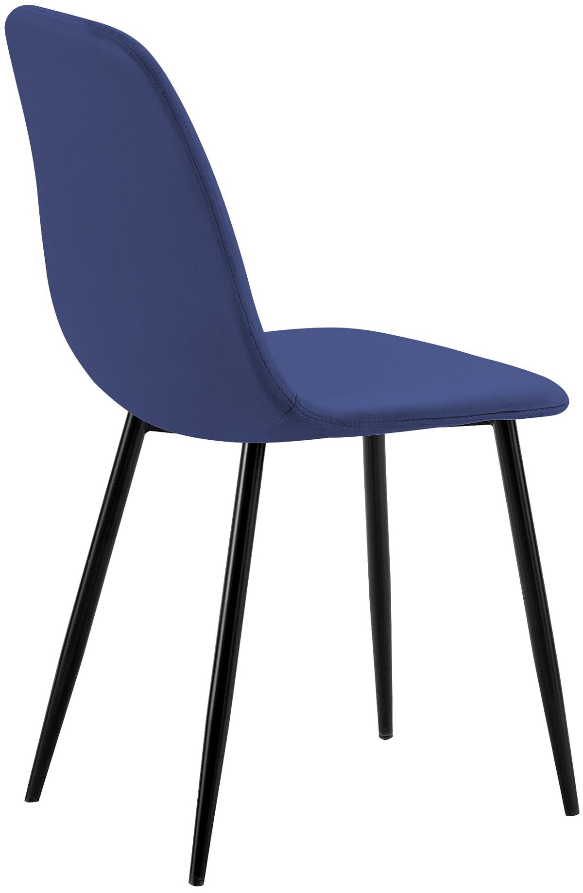 Eetkamerstoel Baxter fluweel blauw blau