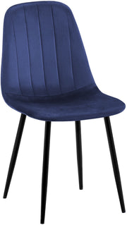 Eetkamerstoel Baxter fluweel blauw blau