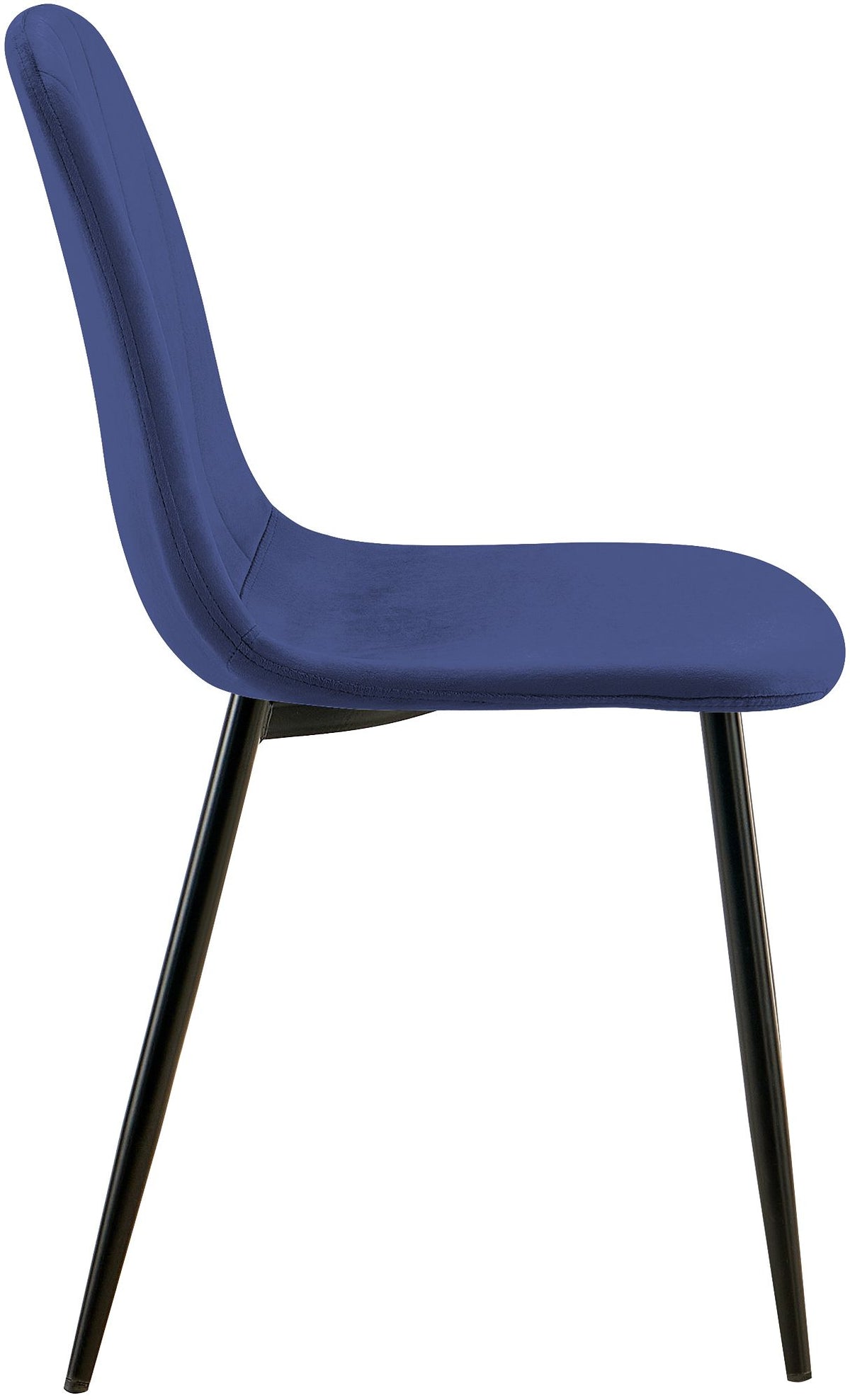 Eetkamerstoel Baxter fluweel blauw blau