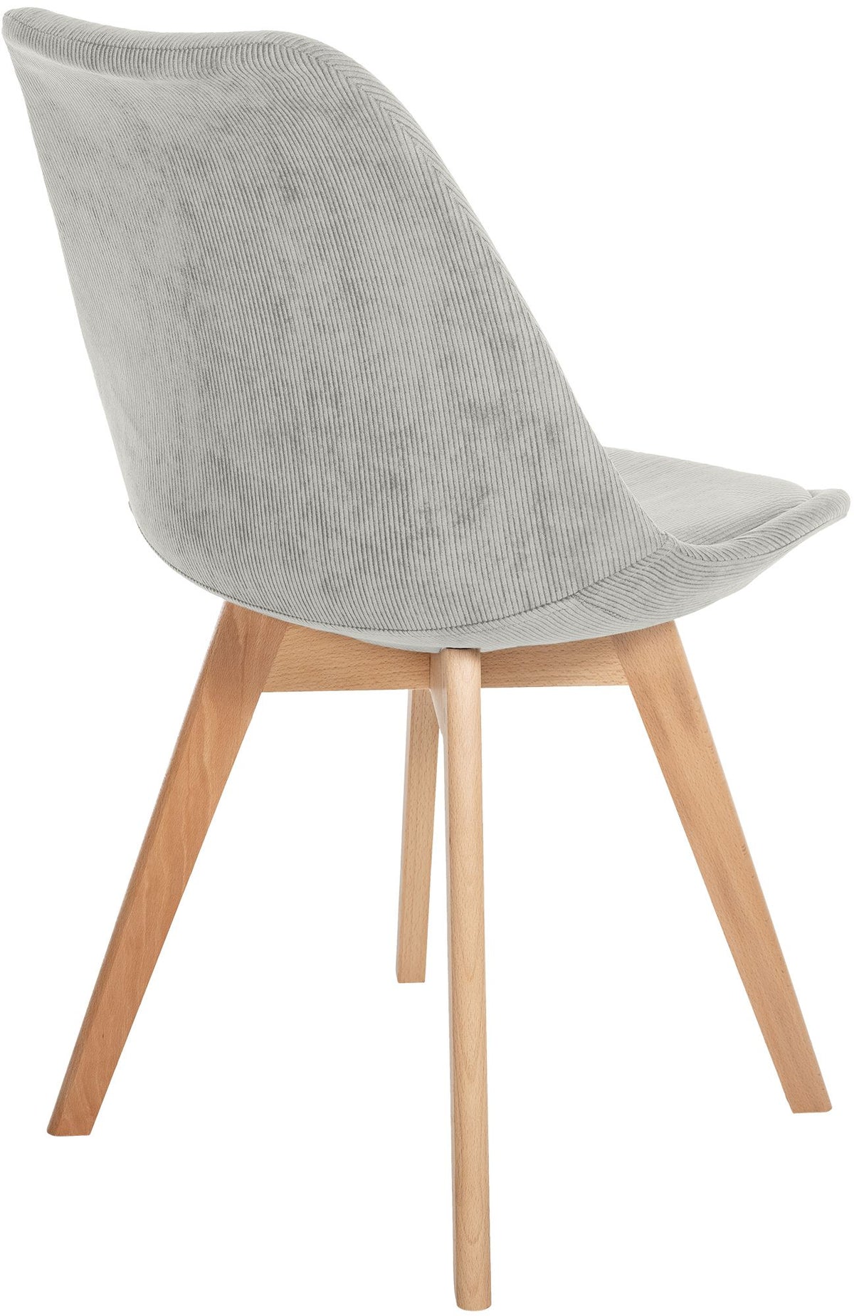 4er Set Stuhl Linares Cord grau