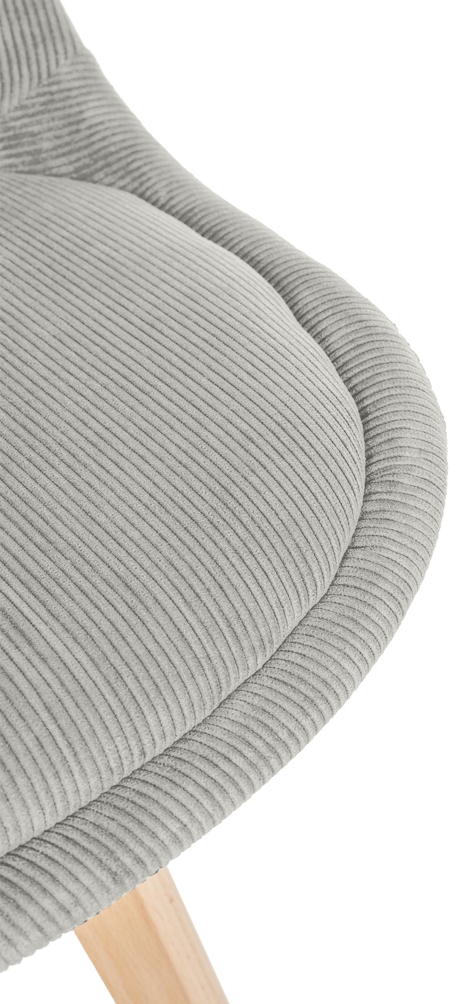 4er Set Stuhl Linares Cord grau