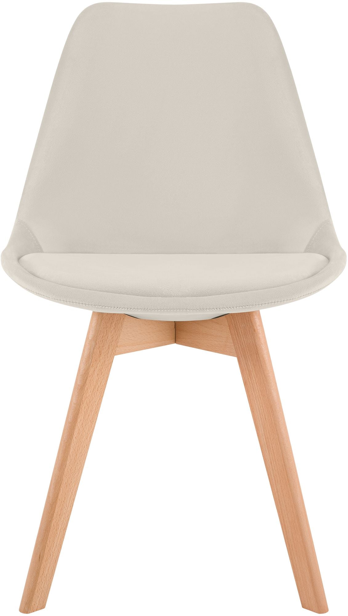 4er Set Stuhl Linares Samt beige