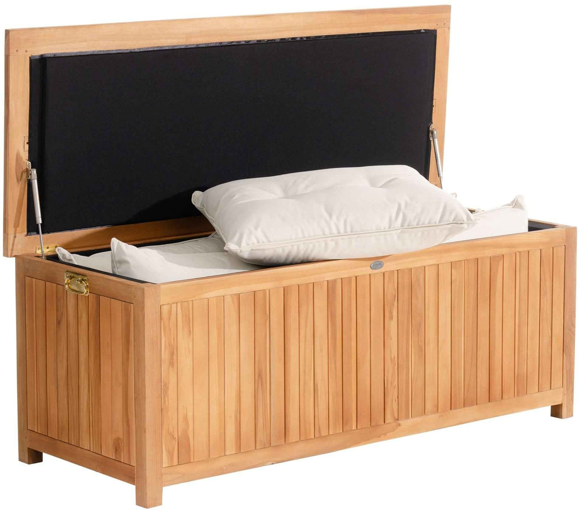 Teakhouten kussenbox Odessa teak,160 cm teak