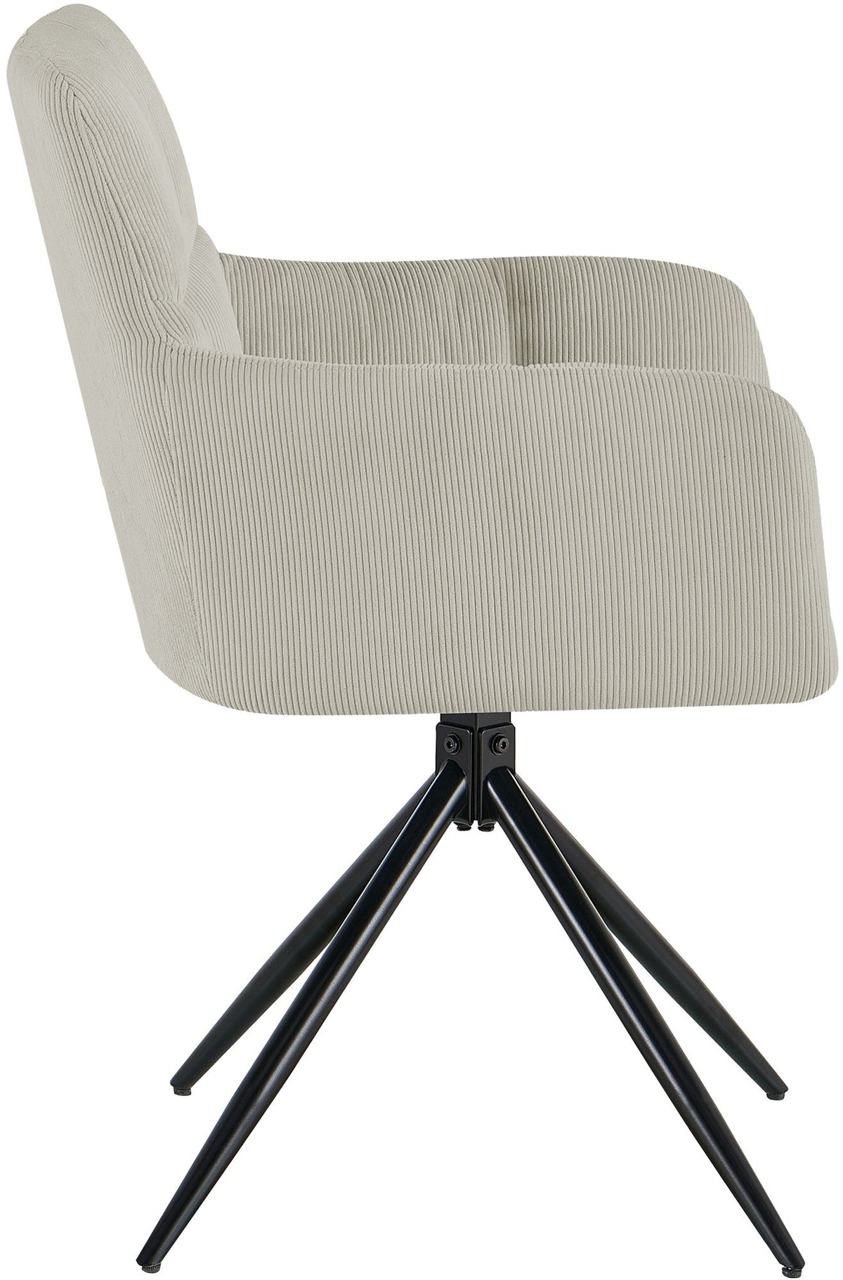 Eetkamerstoel Jonah Cord creme creme