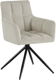 Eetkamerstoel Jonah Cord creme creme