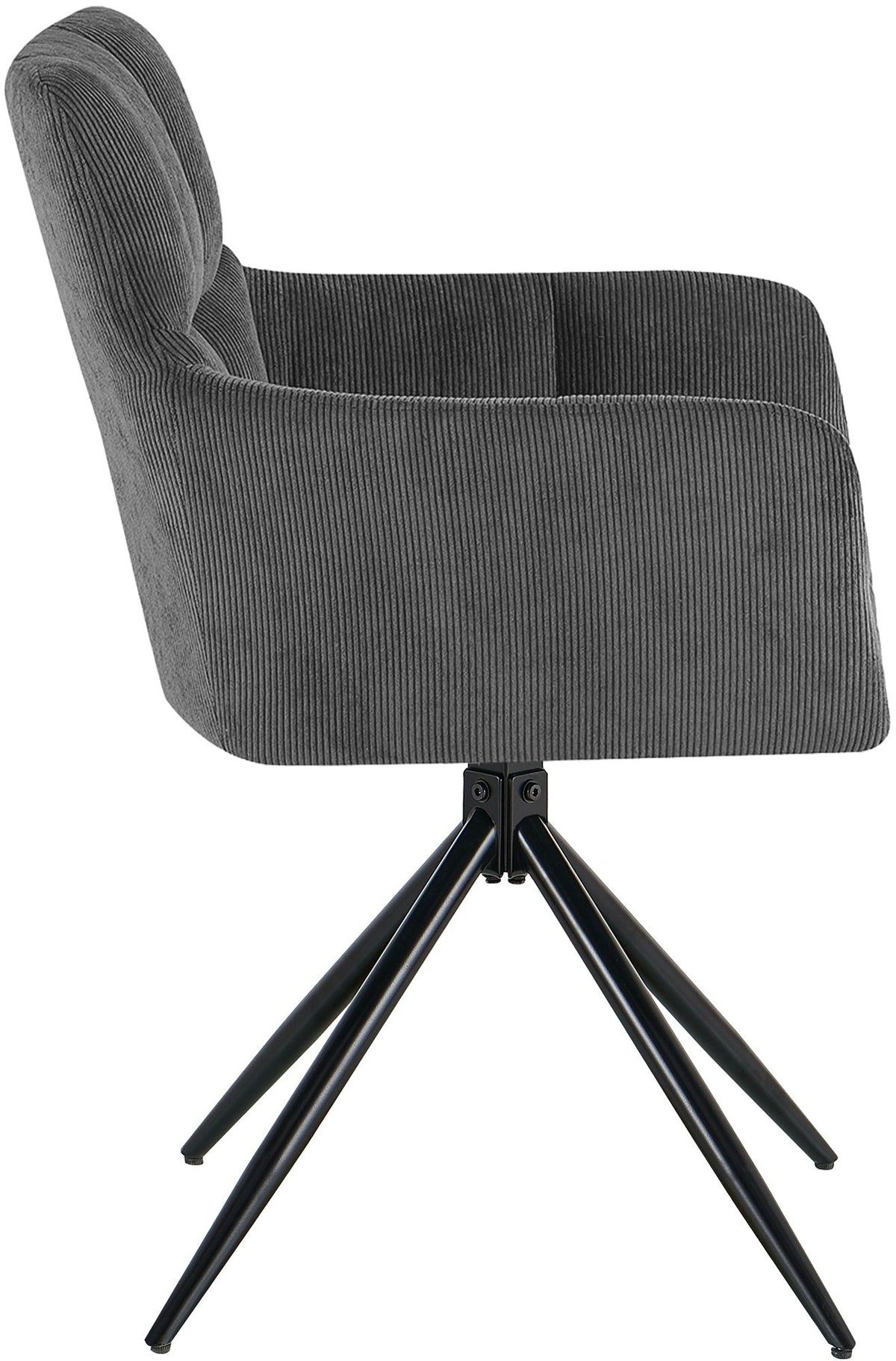 Eetkamerstoel Jonah Cord grijs grau