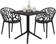 Tuinset Avara met 2 stoelen zwart schwarz