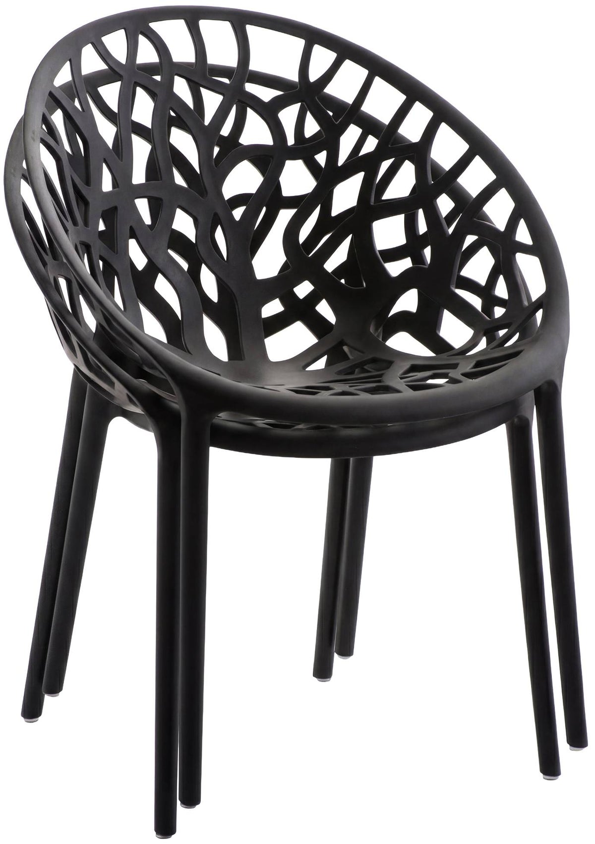 Tuinset Avara met 2 stoelen zwart schwarz