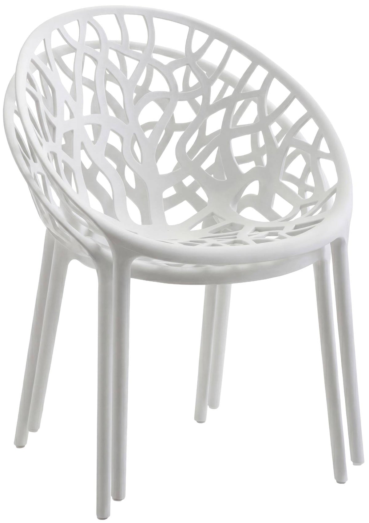 Tuinset Avara met 2 stoelen wit weiß