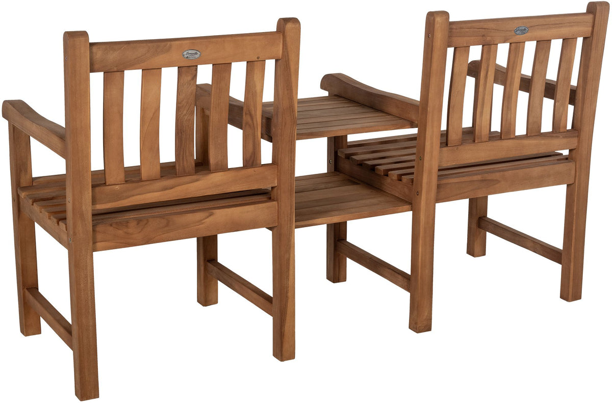 Teakbank Lior met tafel teak teak