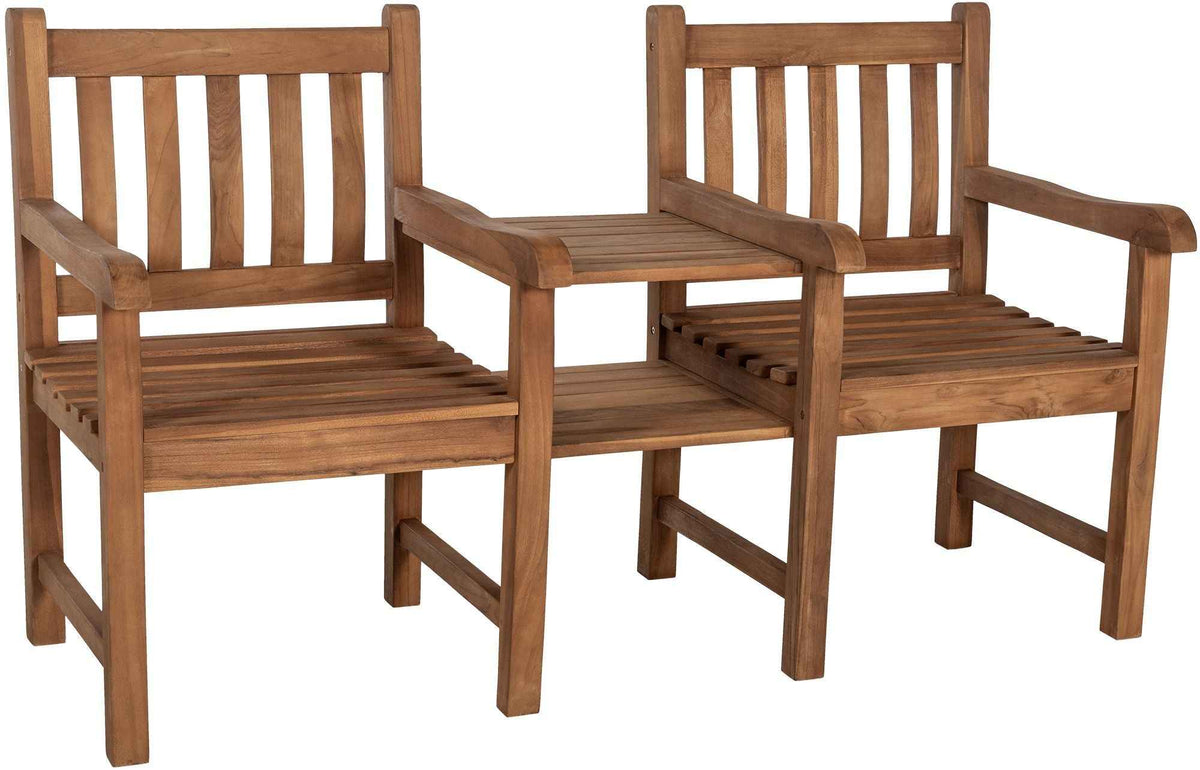 Teakbank Lior met tafel teak teak
