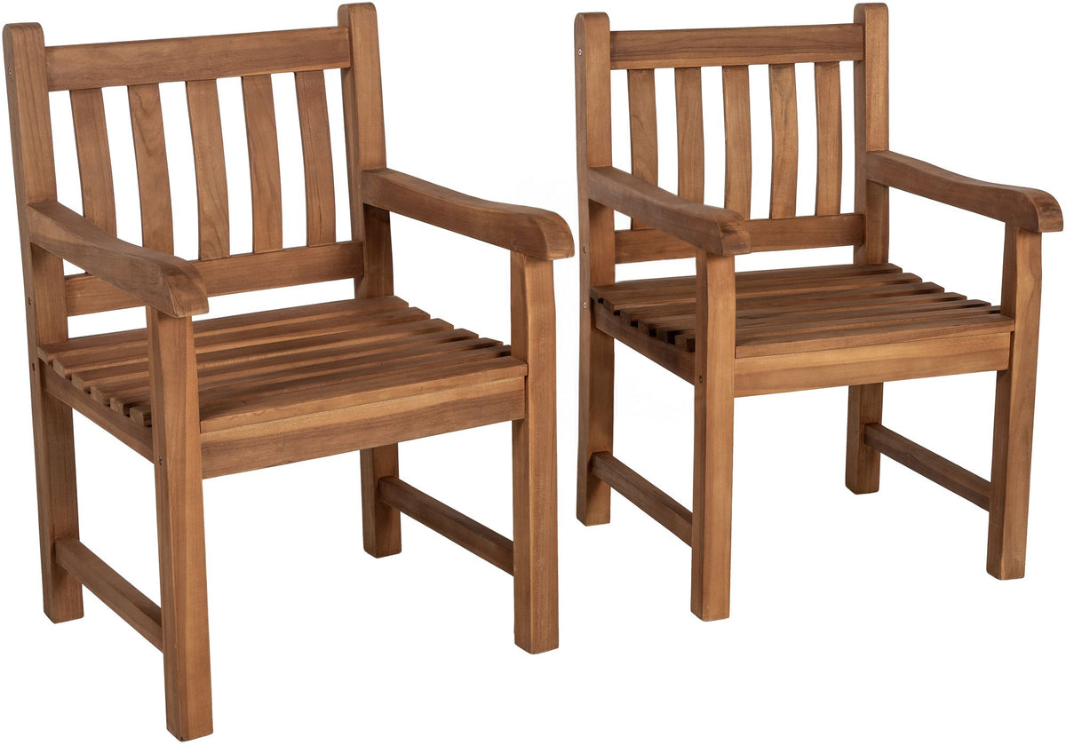 Teakbank Lior met tafel teak teak