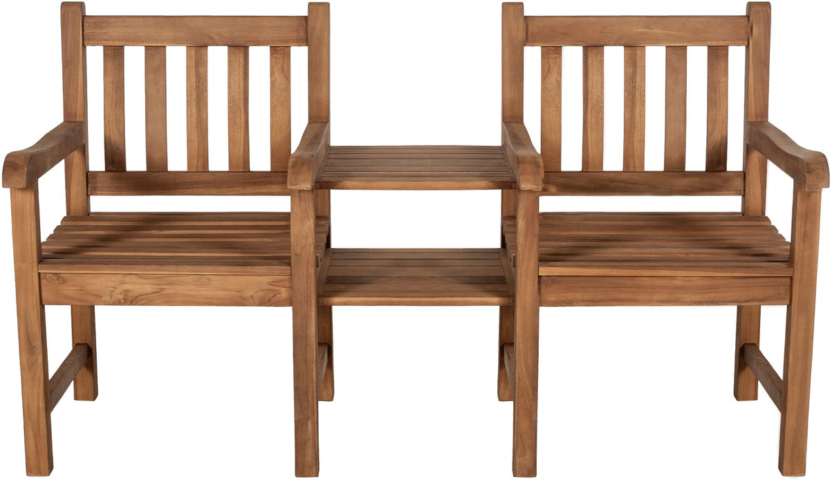 Teakbank Lior met tafel teak teak