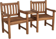 Teakbank Briony met Tafel teak teak