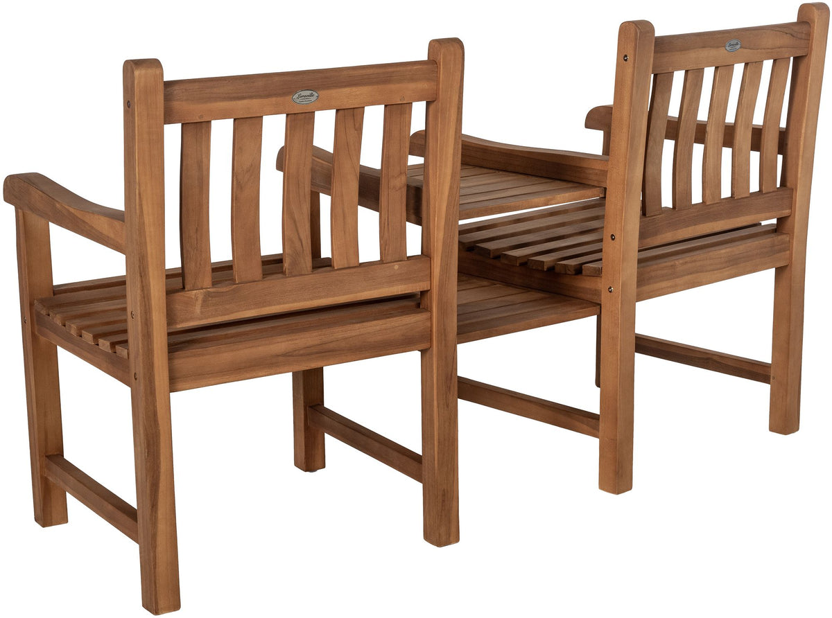 Teakbank Briony met Tafel teak teak
