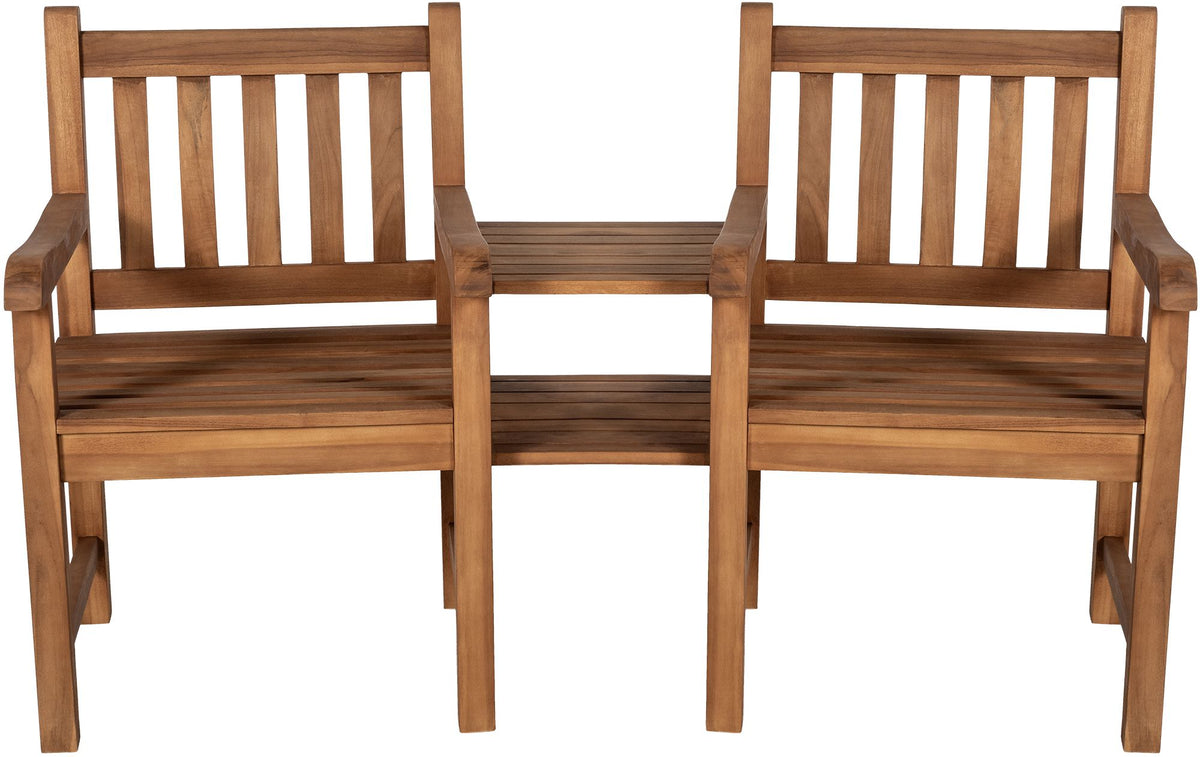 Teakbank Briony met Tafel teak teak