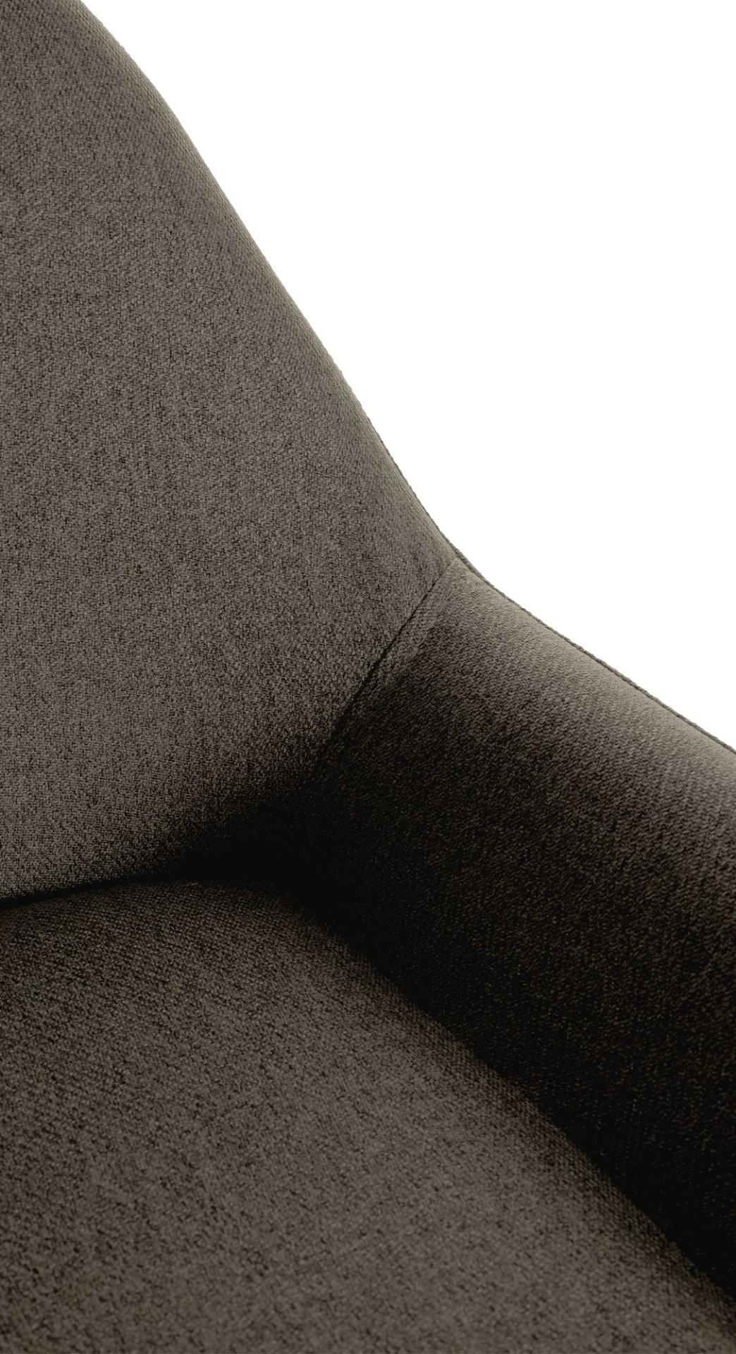 Set van 2 barkrukken Braga stof taupe,chroom taupe