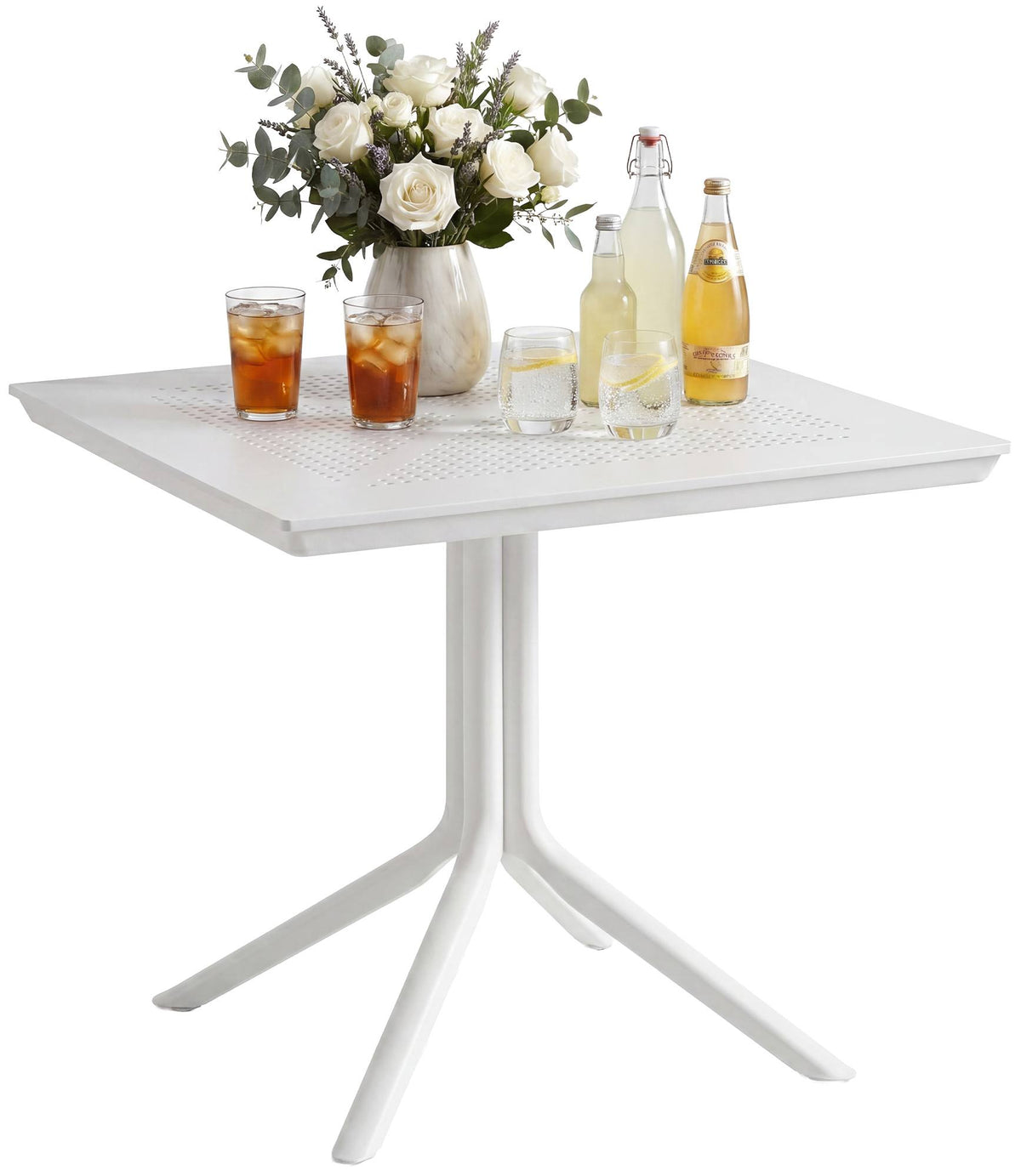 Tuintafel Lenval wit weiß