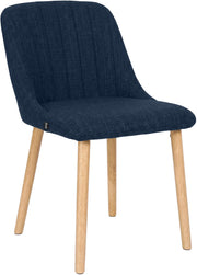 Eetkamerstoel Arie Stof blauw blau