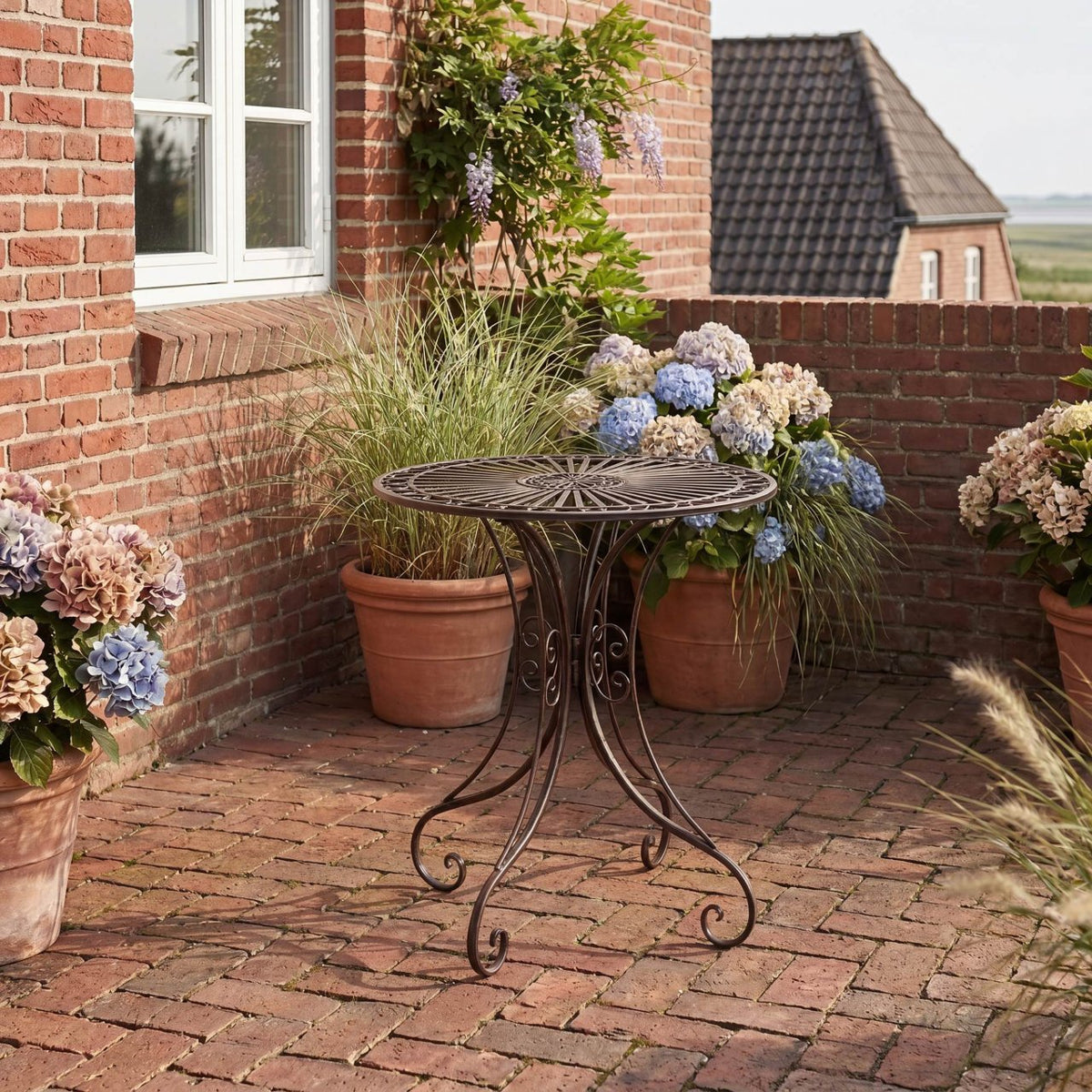 Tuintafel Hari bronzen bronze