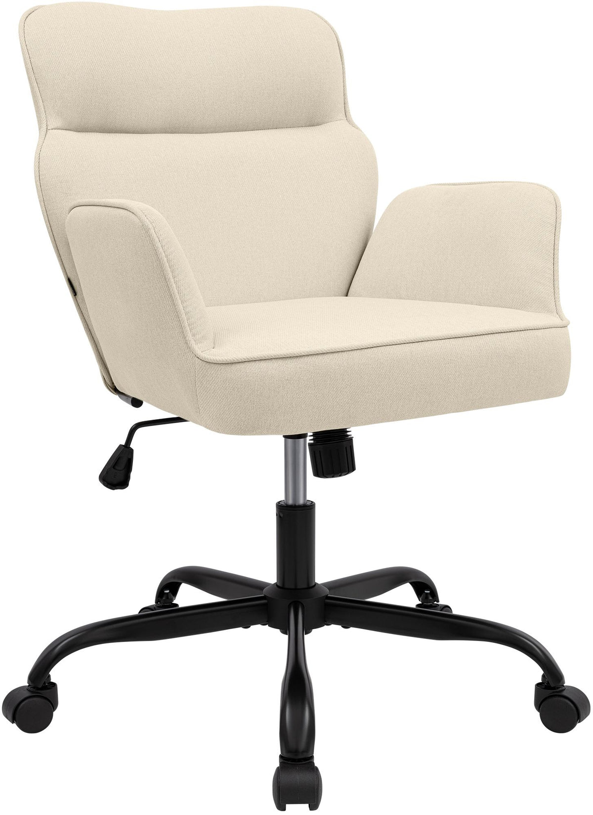 Bureaustoel Amado stof creme creme