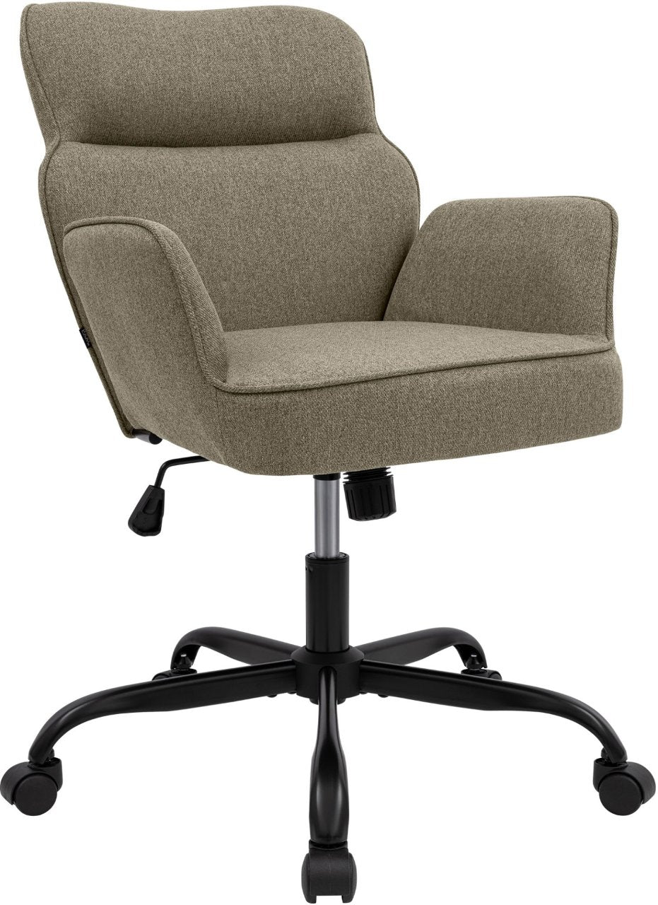 Bureaustoel Amado stof taupe taupe