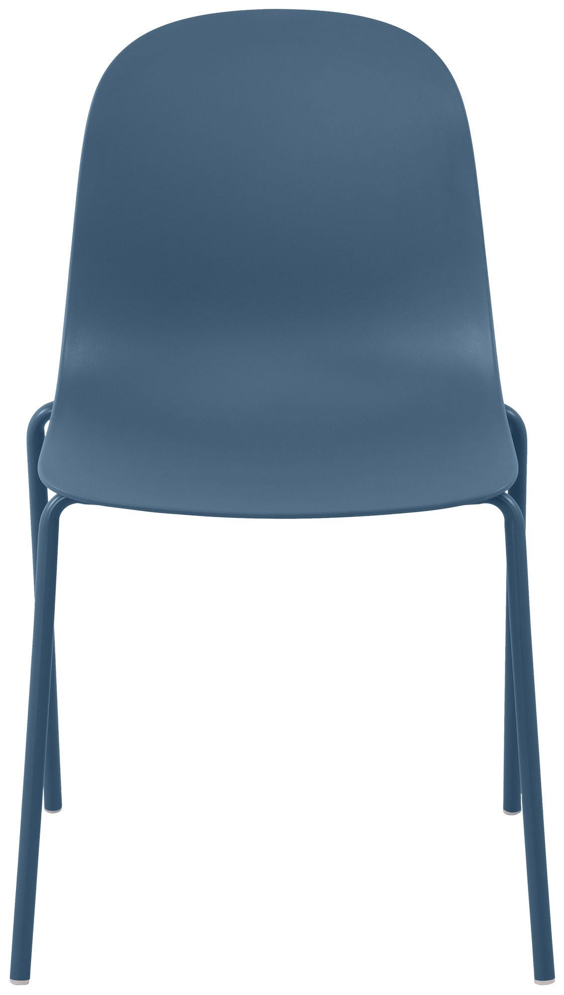 Set van 4 stapelstoelen Hardin blauw blau