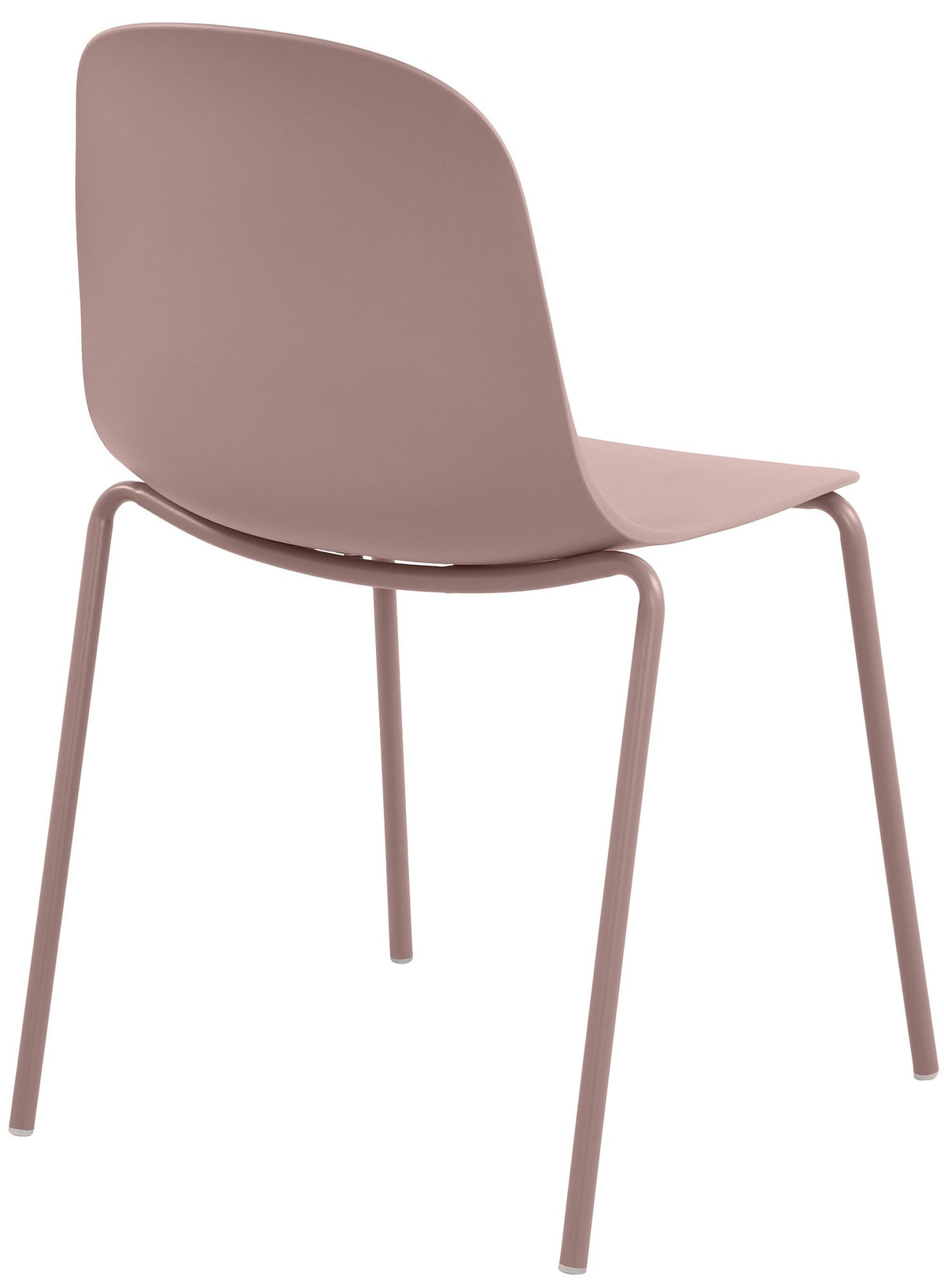 Set van 4 stapelstoelen Hardin roze pink