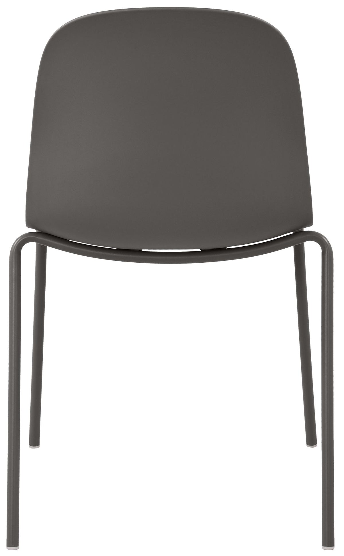 Set van 4 stapelstoelen Hardin taupe taupe