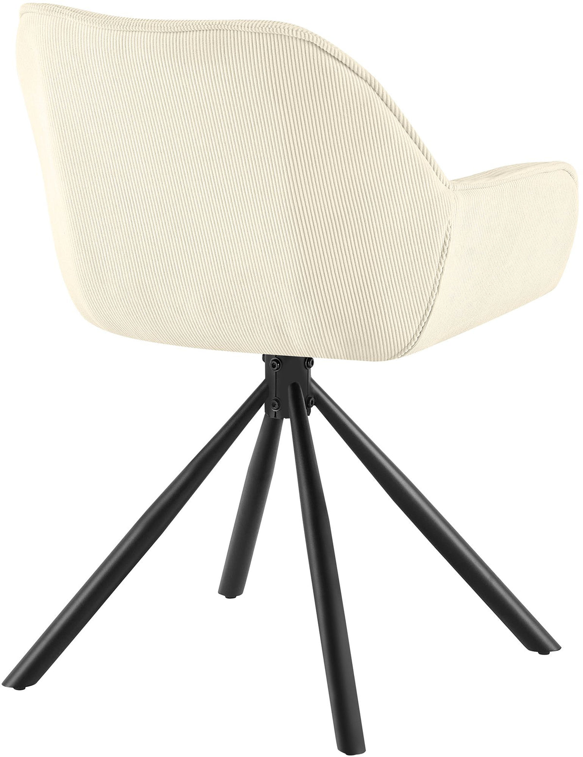 Eetkamerstoel Rimio Cord creme creme