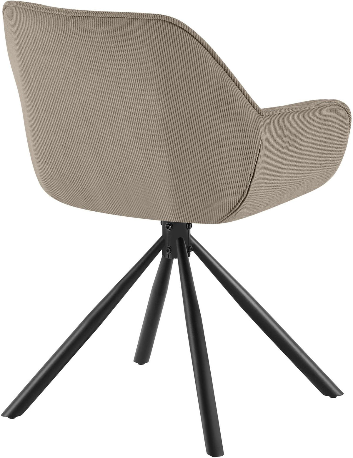 Eetkamerstoel Rimio Cord taupe taupe