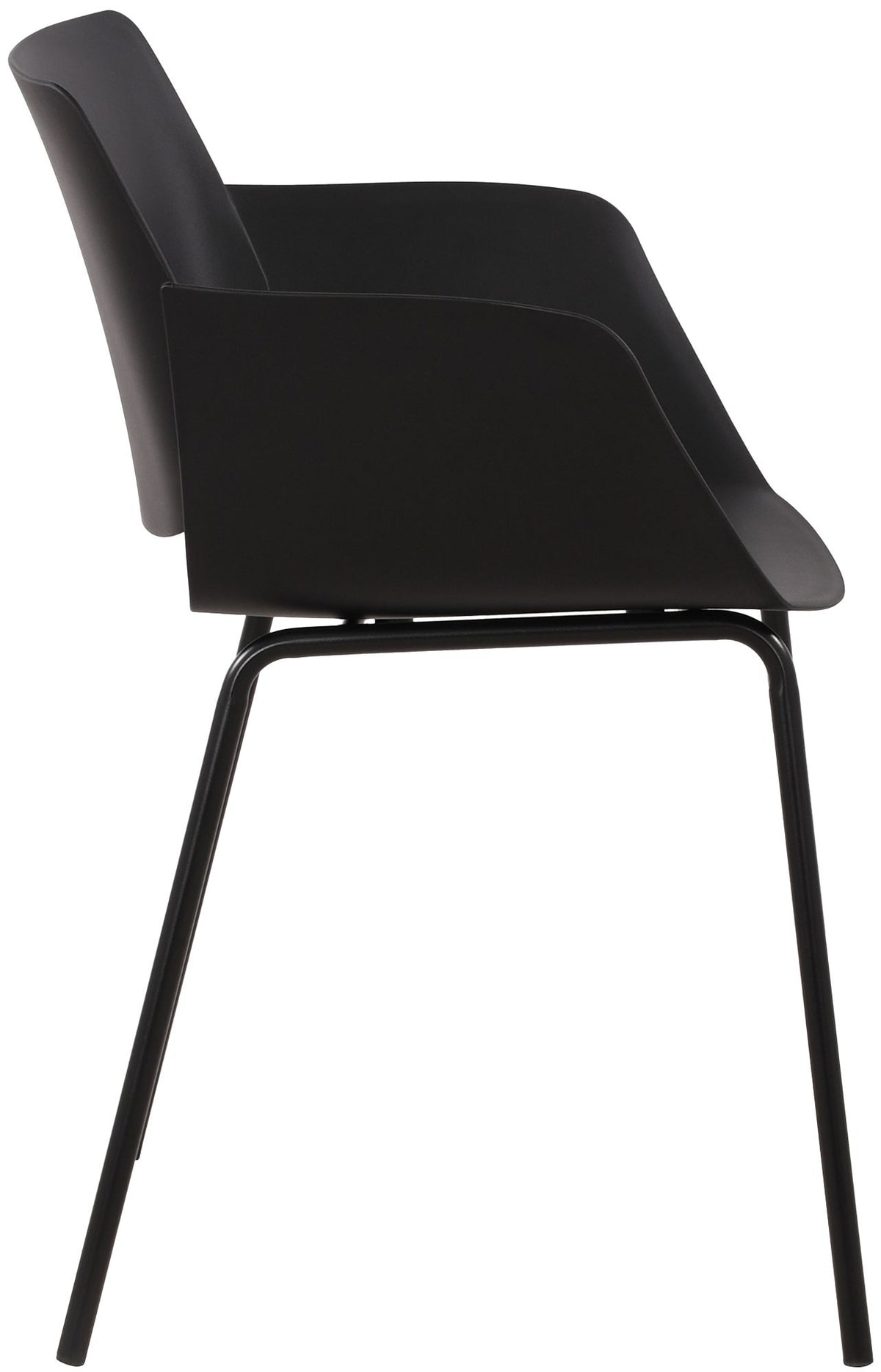 Set van 2 Tuinstoelen Alpena zwart schwarz